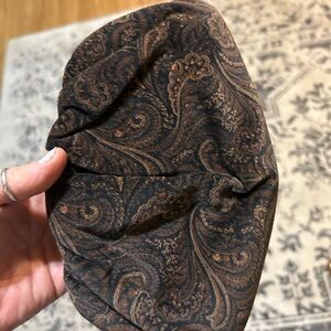 Brown Paisley vintage chain bag